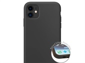 Flydende Silikone Cover Cupertino til Apple iPhone 11 sort